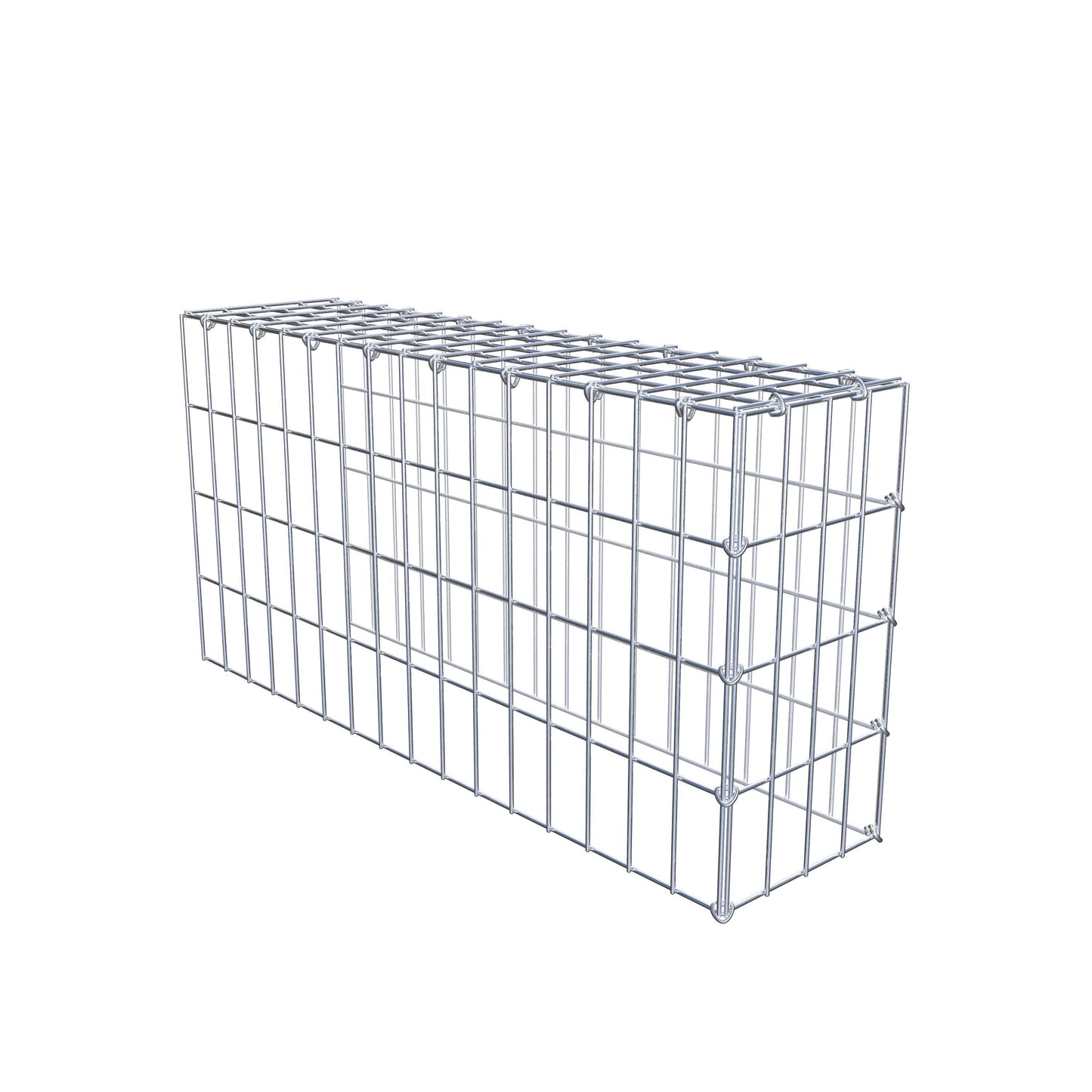 Pila adicional tipo 4 80 cm x 40 cm x 20 cm (L x A x P), malla 5 cm x 10 cm, anillo en C