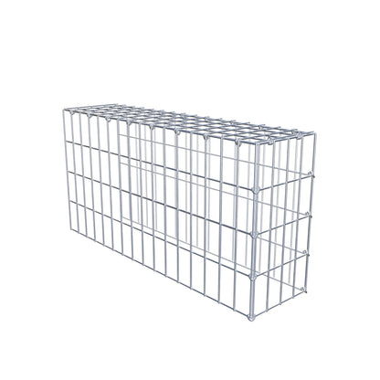 Pila adicional tipo 4 80 cm x 40 cm x 20 cm (L x A x P), malla 5 cm x 10 cm, anillo en C