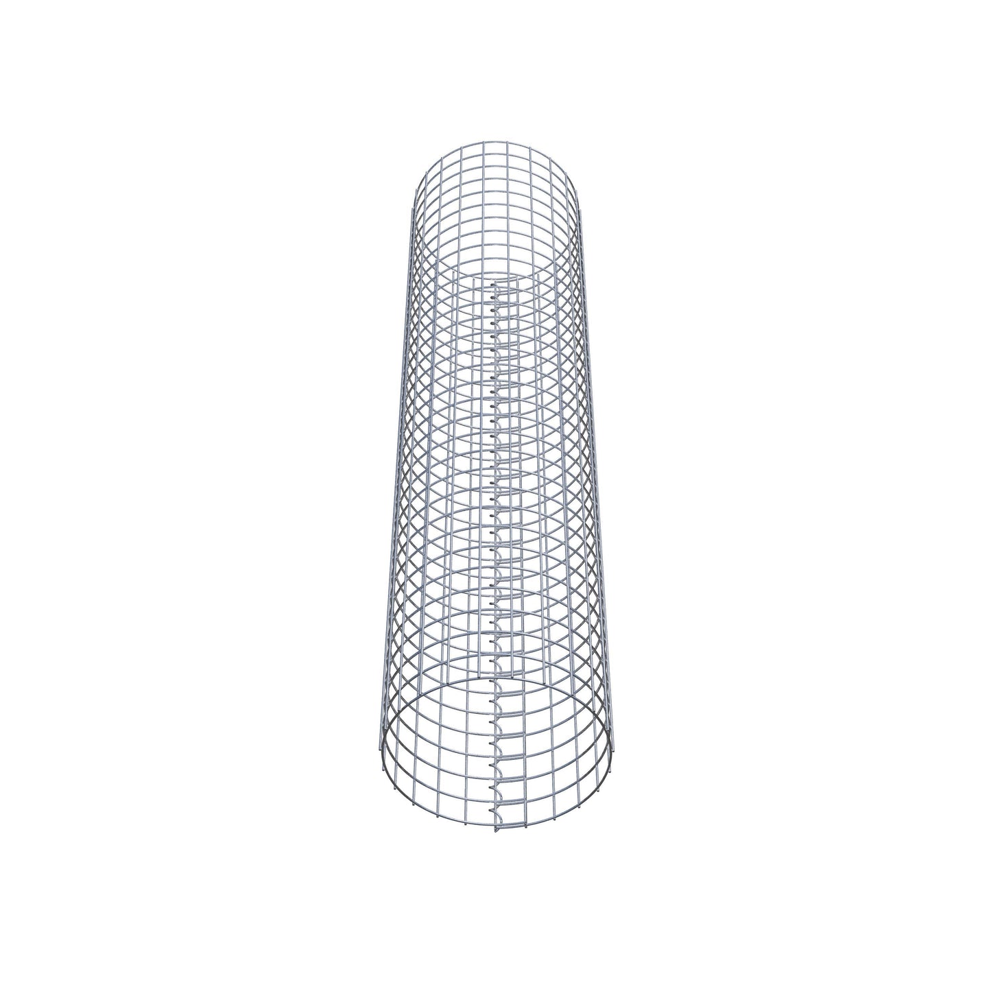Gabionensäule rund 37 cm Durchmesser, 160 cm Höhe, Maschenweite 5 cm x 5 cm