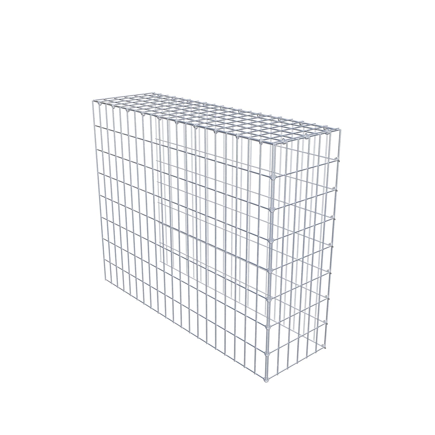 Gavión adicional tipo 4 100 cm x 80 cm x 30 cm (L x A x P), malla 5 cm x 10 cm, anillo en C