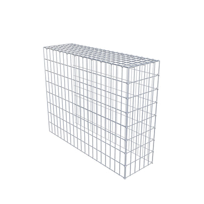 Gavión adicional tipo 4 100 cm x 80 cm x 30 cm (L x A x P), malla 5 cm x 10 cm, anillo en C