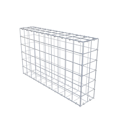 Gabione 100 cm x 60 cm x 20 cm (L x H x T), Maschenweite 10 cm x 10 cm, C-Ring