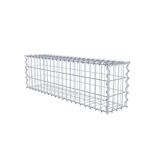 2er Set Gabionen 100 cm x 30 cm x 20 cm (L x H x T), Maschenweite 5 x 10 cm, Spirale