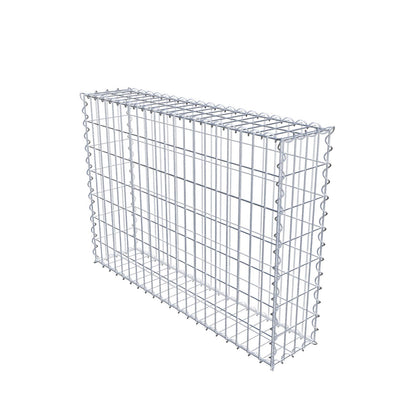Schanskorf 100 cm x 70 cm x 20 cm (L x H x D), maaswijdte 5 cm x 10 cm, spiraalvormig