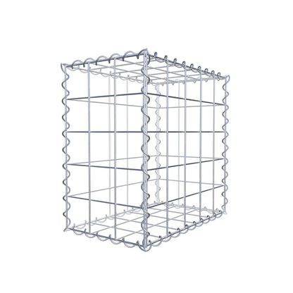 Gabione 50 cm x 50 cm x 30 cm (L x H x T), Maschenweite 10 cm x 10 cm, Spirale