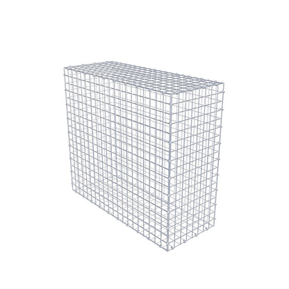 Gabbione 100 cm x 90 cm x 40 cm (L x H x P), maglia 5 x 5 cm, anello a spirale