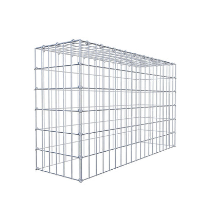 Anbaugabione Typ 3 100 cm x 60 cm x 30 cm (L x H x T), Maschenweite 5 cm x 10 cm, C-Ring
