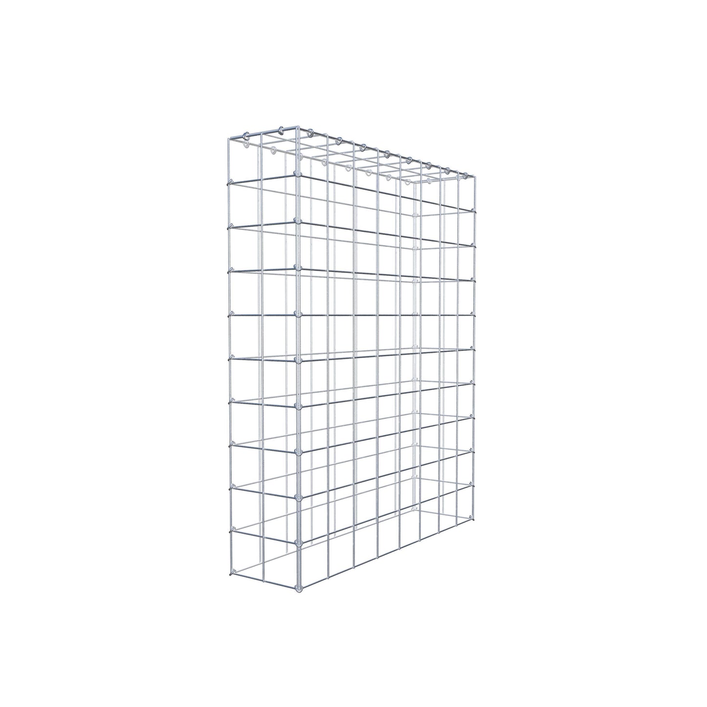 Gavión complementario de tipo 3 100 cm x 80 cm x 20 cm (L x A x P), malla 10 cm x 10 cm, anillo en C