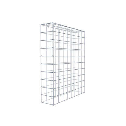 Gavión complementario de tipo 3 100 cm x 80 cm x 20 cm (L x A x P), malla 10 cm x 10 cm, anillo en C