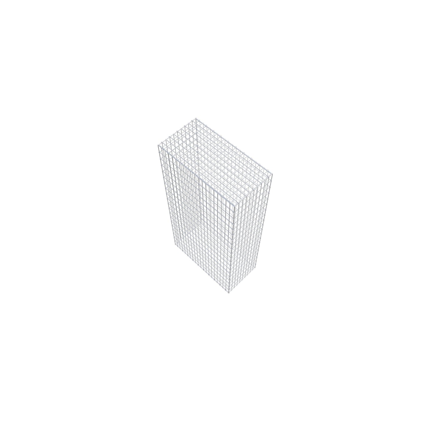 Gabion 200 cm x 100 cm x 50 cm (L x H x P), mailles 5 cm x 10 cm, anneau en C
