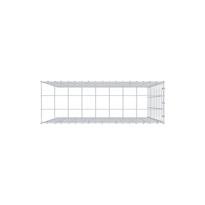 Gavión adicional tipo 4 100 cm x 90 cm x 30 cm (L x A x P), malla 10 cm x 10 cm, anillo en C
