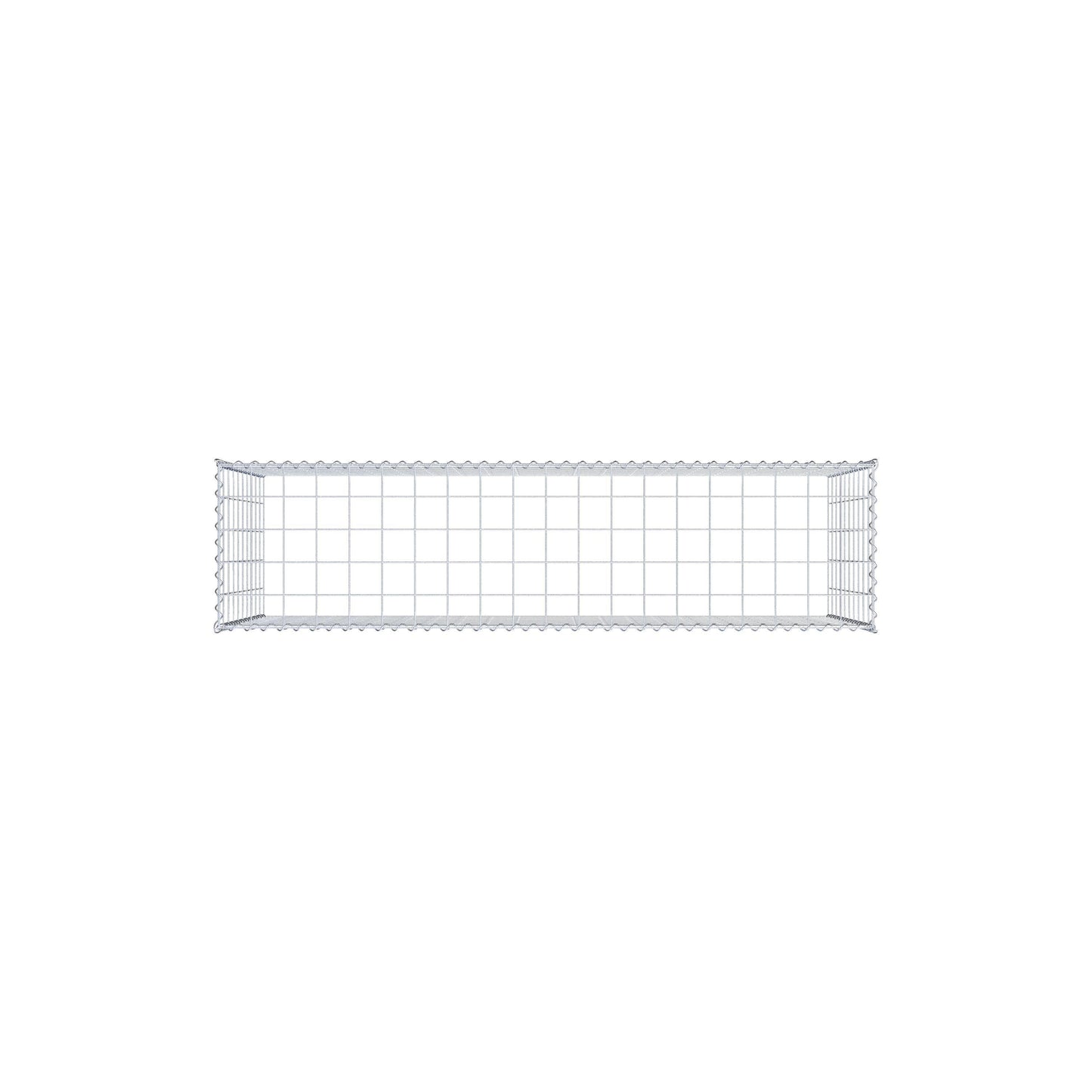 Opvokset gabion type 3 200 cm x 100 cm x 50 cm (L x H x D), maskestørrelse 10 cm x 10 cm, spiral