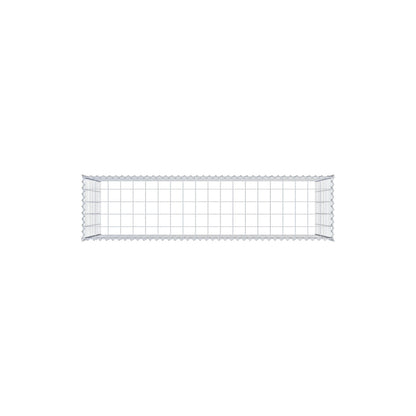 Opvokset gabion type 3 200 cm x 100 cm x 50 cm (L x H x D), maskestørrelse 10 cm x 10 cm, spiral