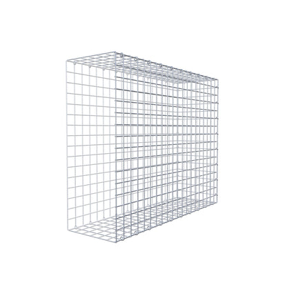 Gavión complementario de tipo 2 100 cm x 80 cm x 30 cm (largo x alto x fondo), malla 5 cm x 5 cm, anillo en C