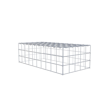 Anbaugabione Typ 3 100 cm x 30 cm x 50 cm (L x H x T), Maschenweite 10 cm x 10 cm, C-Ring