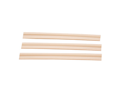 2x fastgørelsesclips til privacy strips beige MW 5 x 20 cm
