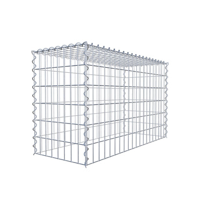 Extra gabion typ 3 100 cm x 60 cm x 40 cm (L x H x D), maskstorlek 5 cm x 10 cm, spiral