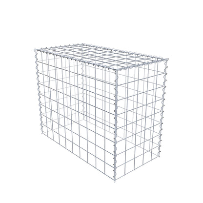 Anbaugabione Typ 3 100 cm x 80 cm x 50 cm (L x H x T), Maschenweite 10 cm x 10 cm, Spirale