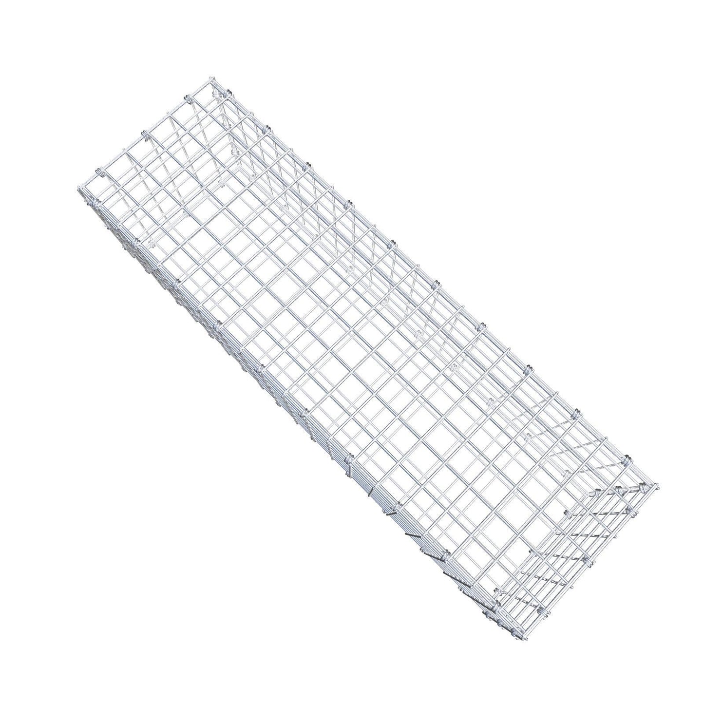 Schanskorf 100 cm x 30 cm x 30 cm (L x H x D), maaswijdte 5 x 5 cm, spiraalring