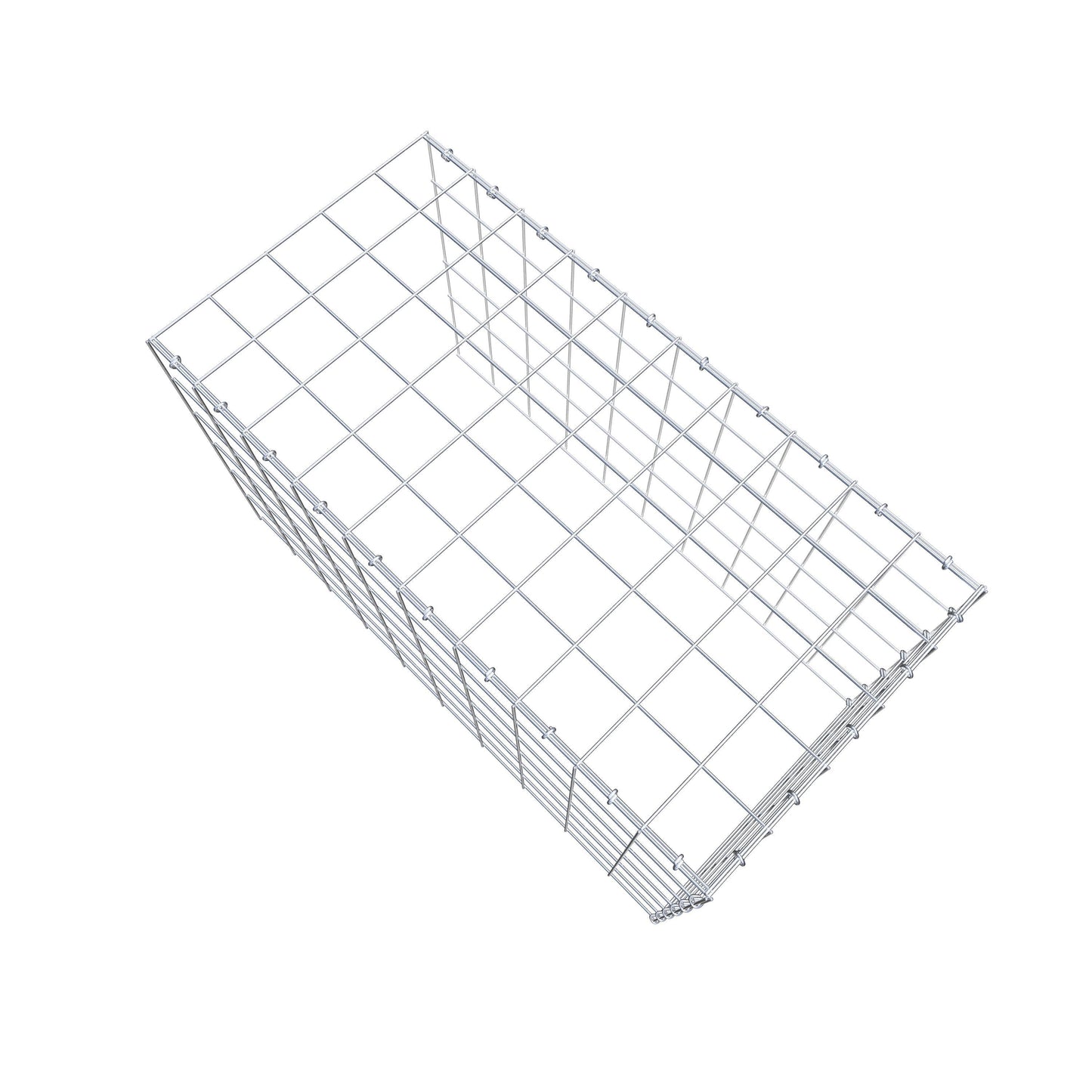 Gavión adicional tipo 4 100 cm x 60 cm x 50 cm (L x A x P), malla 10 cm x 10 cm, anillo en C