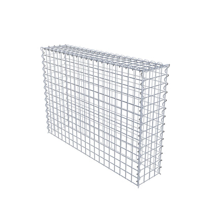 Extra gabion typ 3 100 cm x 70 cm x 20 cm (L x H x D), maskstorlek 5 cm x 5 cm, spiral