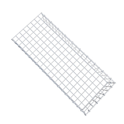 Gavión complementario de tipo 4 100 cm x 20 cm x 40 cm (largo x alto x fondo), malla 5 cm x 10 cm, anillo en C