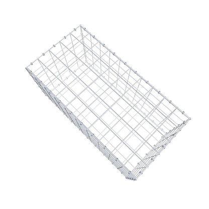 Gabbione 100 cm x 50 cm x 50 cm (L x H x P), maglia 10 x 10 cm, anello a spirale
