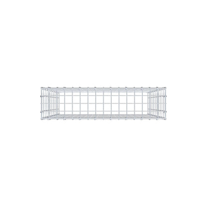 Anbaugabione Typ 3 100 cm x 80 cm x 20 cm (L x H x T), Maschenweite 5 cm x 10 cm, C-Ring