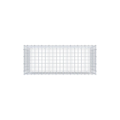 Gabbione 100 cm x 60 cm x 40 cm (L x H x P), maglia 5 cm x 5 cm, anello a C