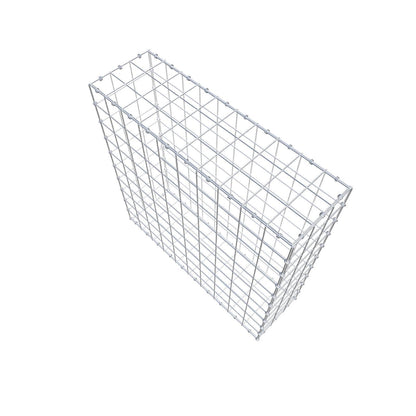 Schanskorf 100 cm x 100 cm x 30 cm (L x H x D), maaswijdte 10 x 10 cm, spiraalring