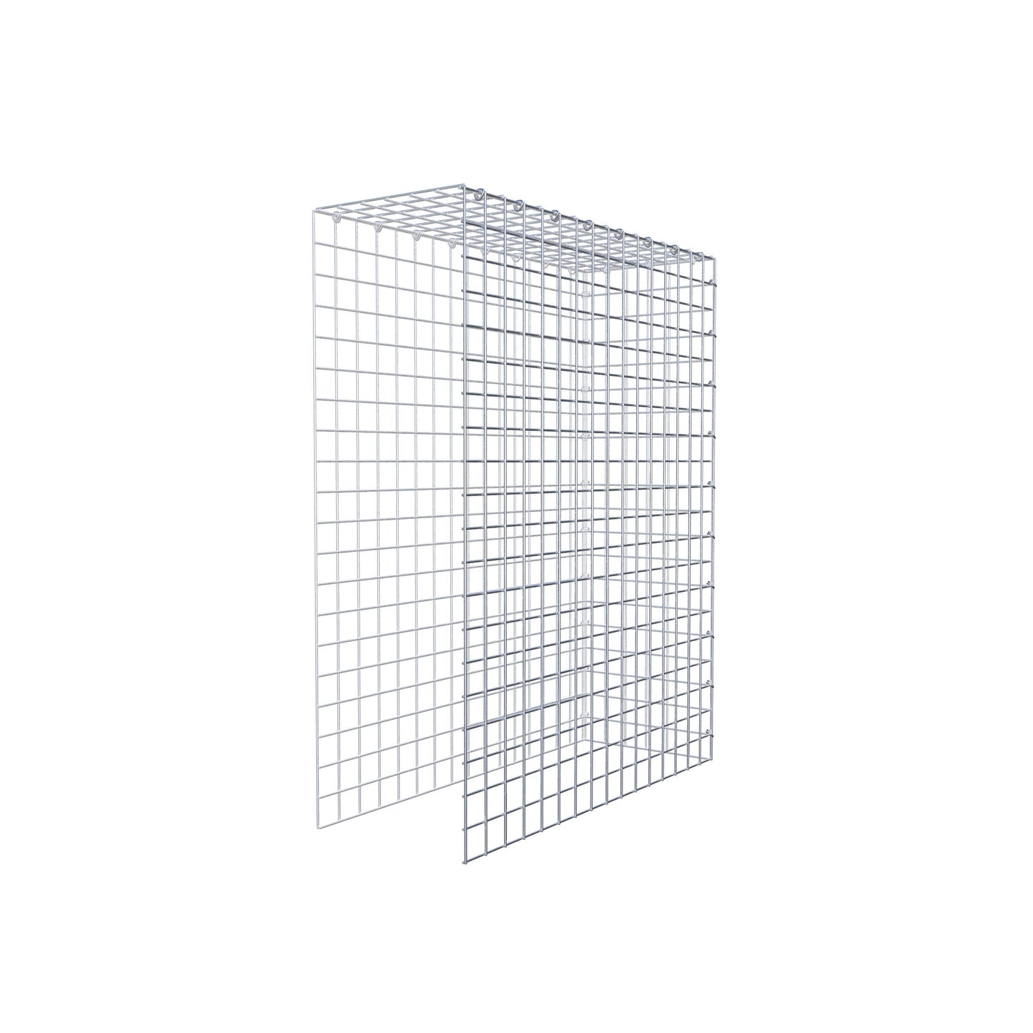 Extra gabion typ 4 100 cm x 80 cm x 30 cm (L x H x D), maskstorlek 5 cm x 5 cm, C-ring