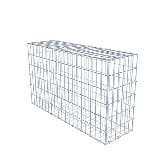 Gabion 100 cm x 60 cm x 30 cm (L x H x D), mesh size 5 x 10 cm, spiral ring