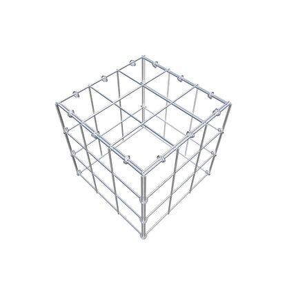 Gabbione aggiuntivo tipo 3 30 cm x 30 cm x 30 cm (L x A x P), maglia 10 cm x 10 cm, anello a C