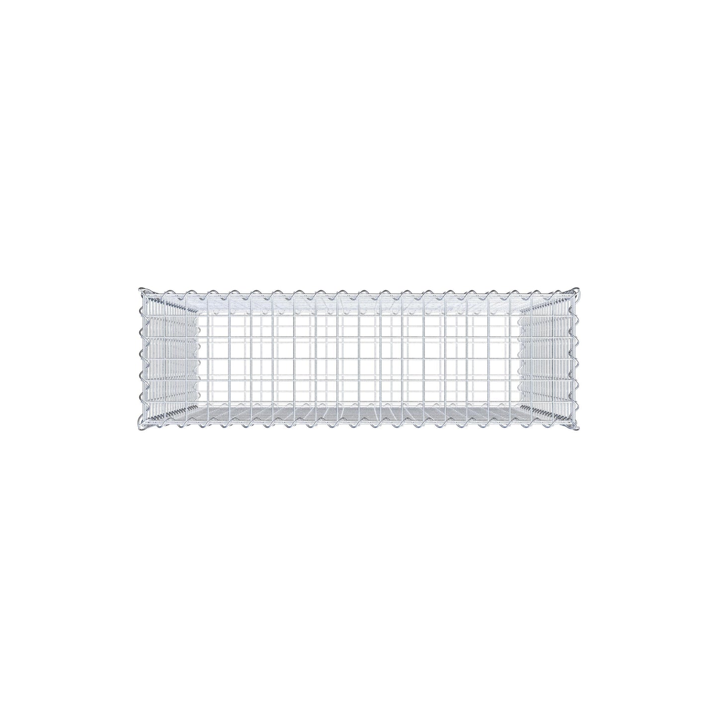 Gabion 100 cm x 100 cm x 30 cm (L x H x P), mailles 5 cm x 5 cm, spirale