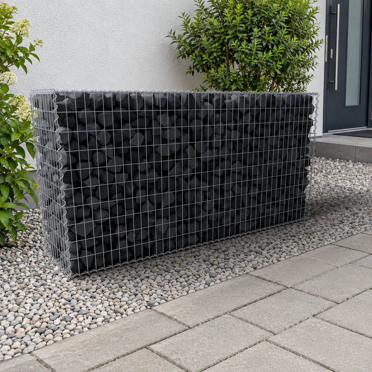 Gabione 200 cm x 100 cm x 50 cm (L x H x T), Maschenweite 5 cm x 10 cm, Spirale
