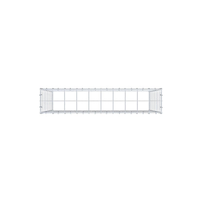 Gavión complementario de tipo 3 100 cm x 80 cm x 20 cm (L x A x P), malla 10 cm x 10 cm, anillo en C