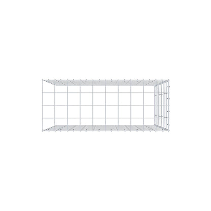 Add-on schanskorf type 4 100 cm x 90 cm x 40 cm (L x H x D), maaswijdte 10 cm x 10 cm, C-ring