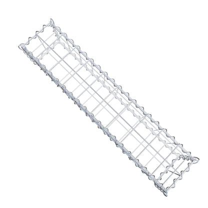 Gabion 100 cm x 20 cm x 20 cm (L x H x P), mailles 10 cm x 10 cm, spirale