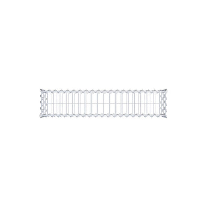 Gabion 100 cm x 20 cm x 20 cm (L x H x D), maskestørrelse 5 cm x 10 cm, spiral
