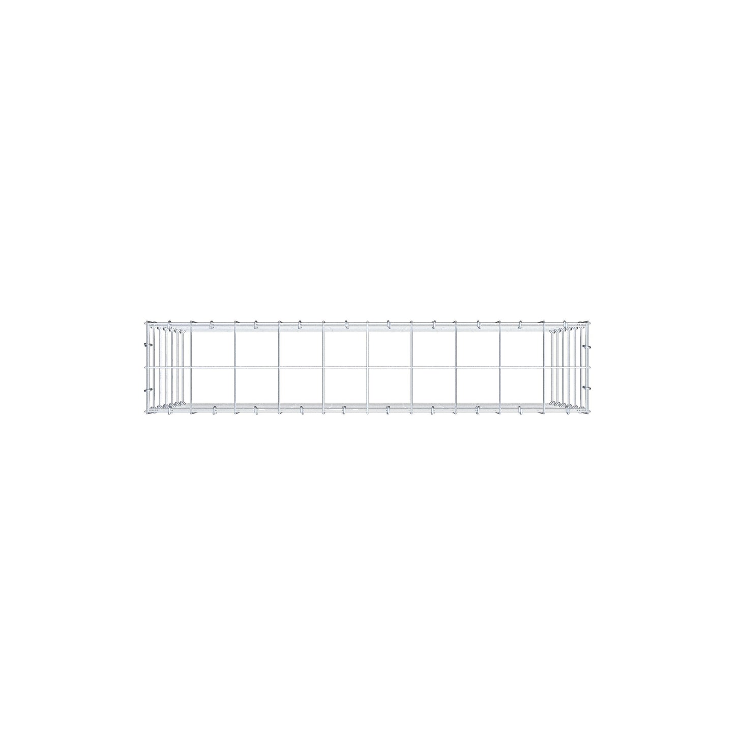 Fourche rapportée type 3 100 cm x 60 cm x 20 cm (L x H x P), mailles 10 cm x 10 cm, anneau C