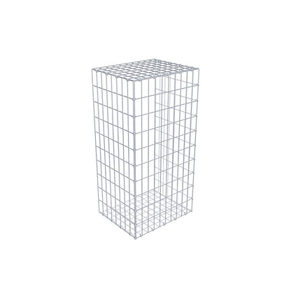 Anbaugabione Typ 2 100 cm x 40 cm x 50 cm, Maschenweite 5 cm x 10 cm, C-Ring
