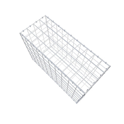 Gabione 100 cm x 70 cm x 40 cm (L x H x T), Maschenweite 10 x 10 cm, Spiralring