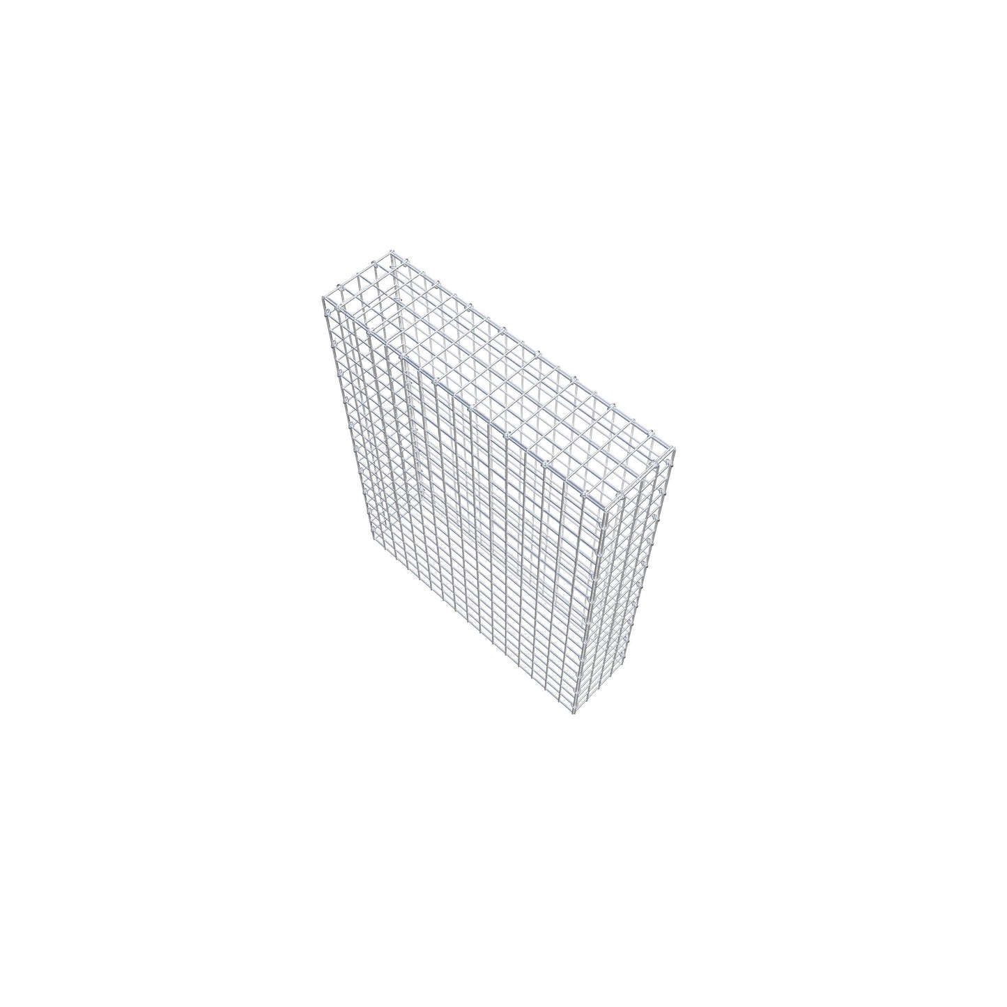 Gavión complementario de tipo 3 100 cm x 80 cm x 20 cm (L x A x P), malla 5 cm x 5 cm, anillo en C