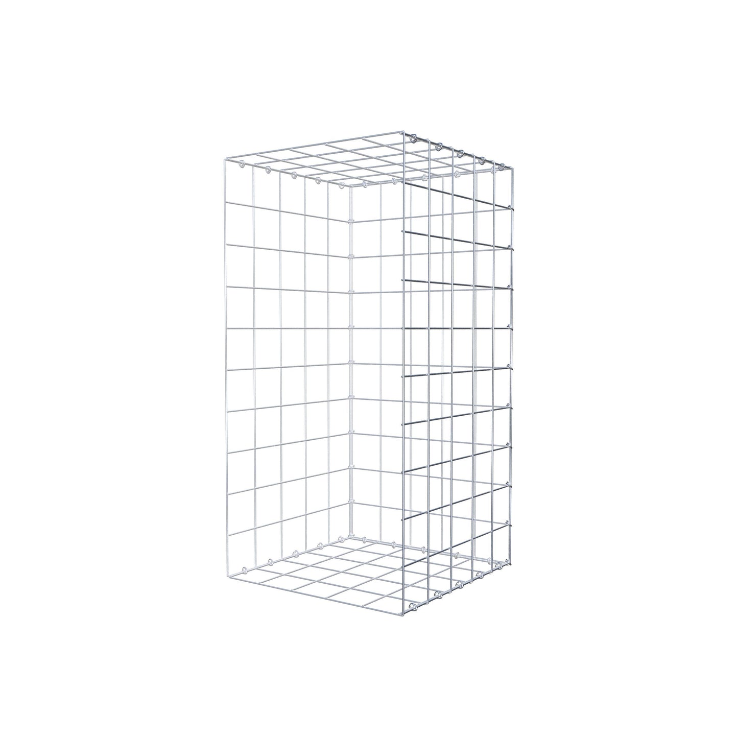Pila adicional tipo 2 100 cm x 50 cm x 50 cm (L x A x P), malla 10 cm x 10 cm, anillo en C