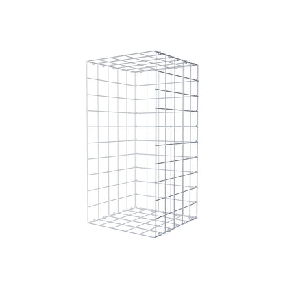 Pila adicional tipo 2 100 cm x 50 cm x 50 cm (L x A x P), malla 10 cm x 10 cm, anillo en C