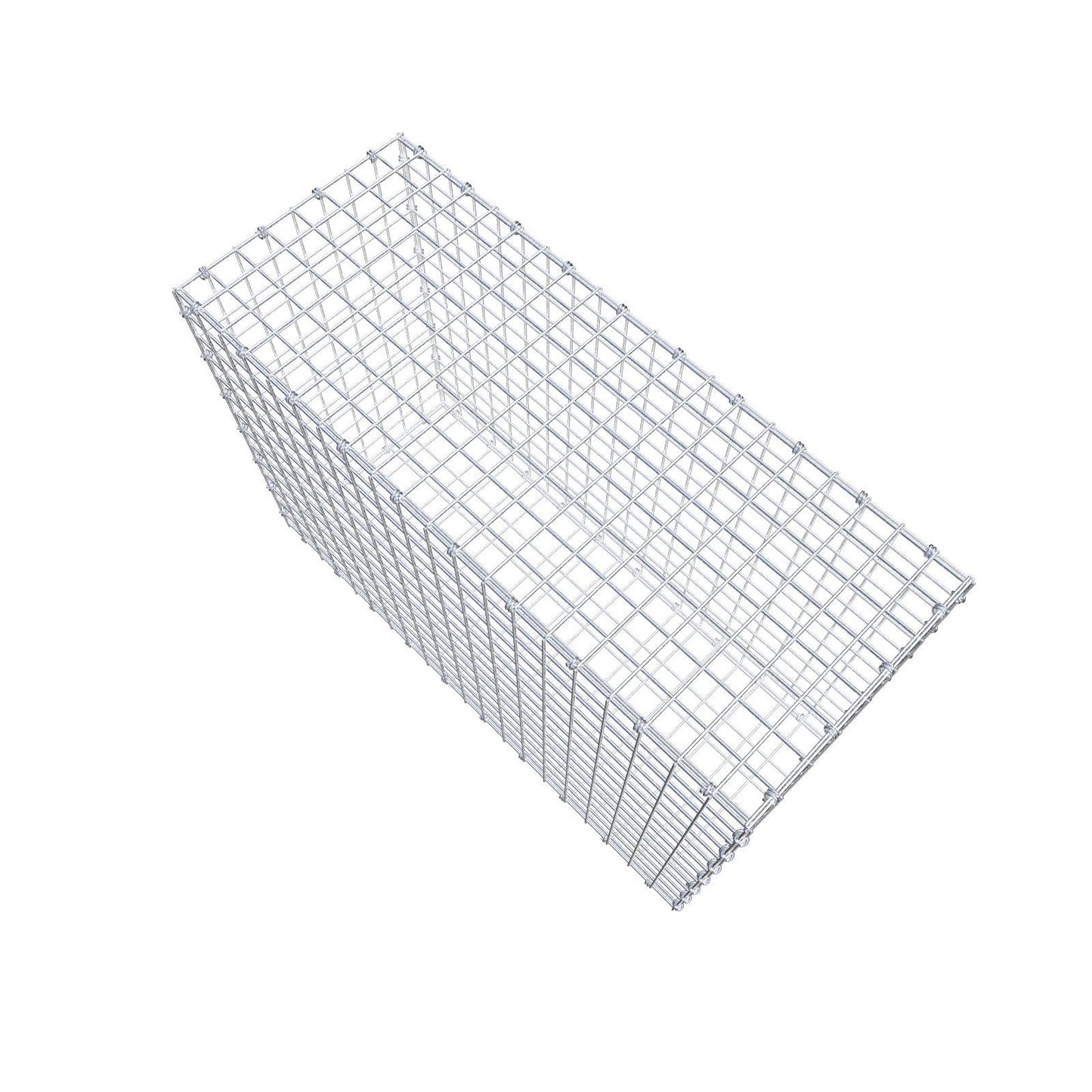Schanskorf 100 cm x 70 cm x 40 cm (L x H x D), maaswijdte 5 x 5 cm, spiraalring