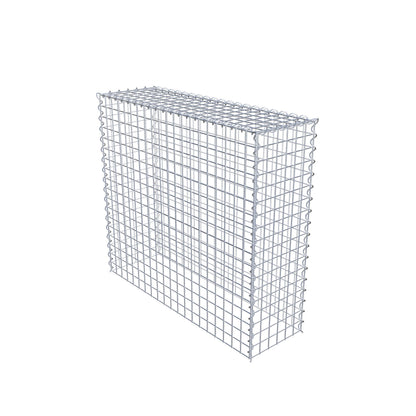 Anbaugabione Typ 3 100 cm x 90 cm x 30 cm (L x H x T), Maschenweite 5 cm x 5 cm, Spirale