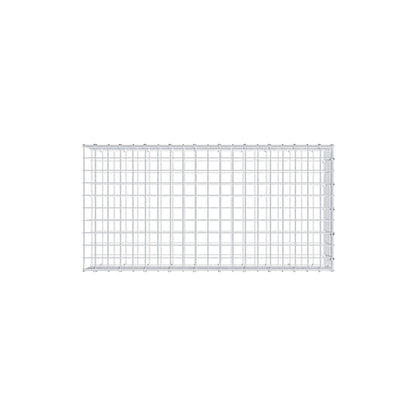 Anbaugabione Typ 2 100 cm x 20 cm x 50 cm (L x H x T), Maschenweite 5 cm x 5 cm, C-Ring