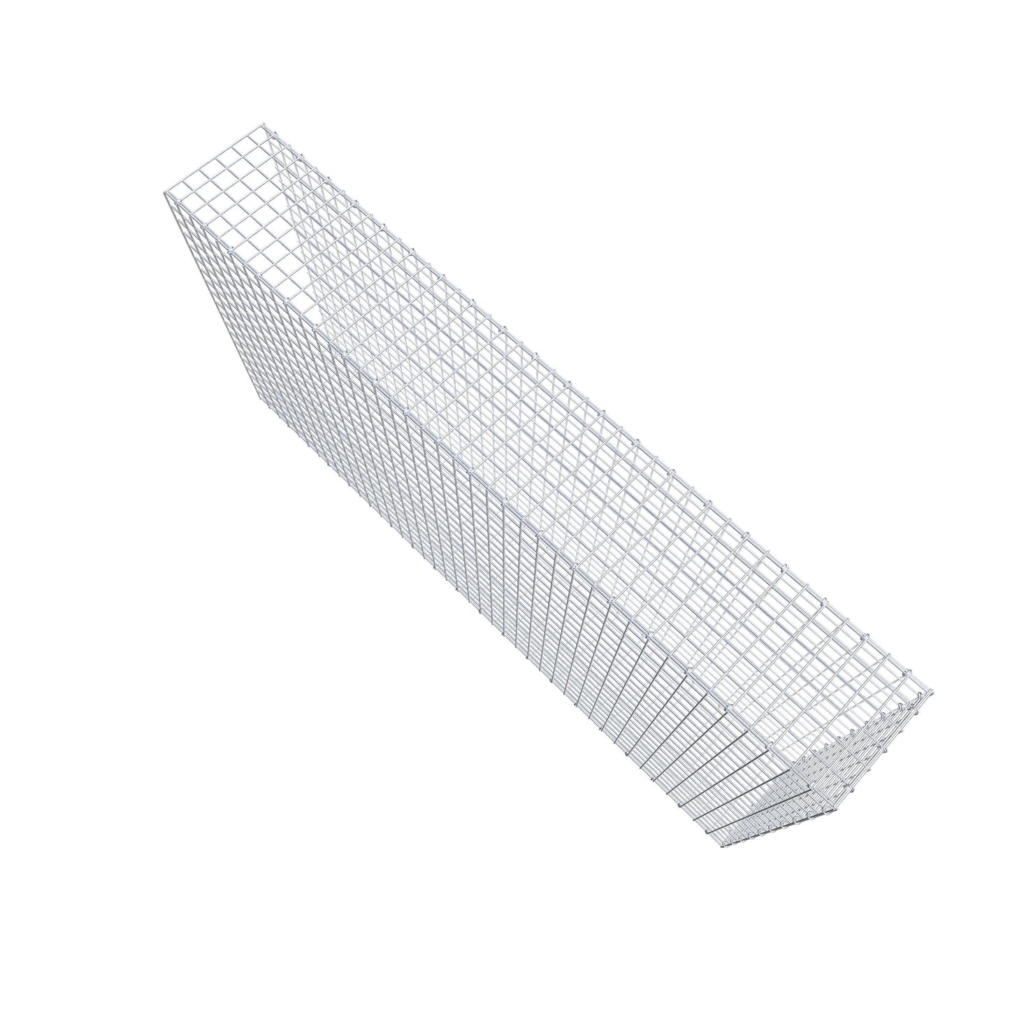 Mounted gabion type 2 200 cm x 100 cm x 30 cm (L x H x D), mesh size 5 cm x 5 cm, C-ring