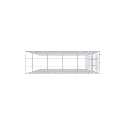 Extra gabion typ 4 200 cm x 100 cm x 30 cm (L x H x D), maskstorlek 10 cm x 10 cm, C-ring